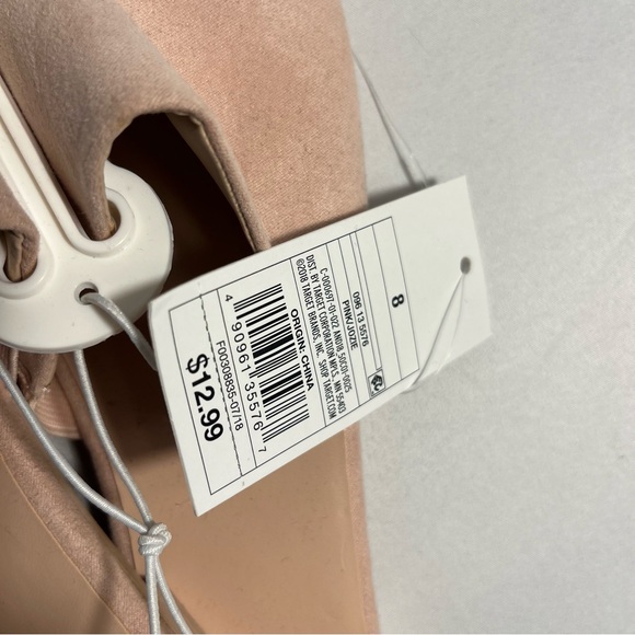 A New Day - Pink/peach Fabric Slides Size 8 & 9 NWT - Picture 7 of 7